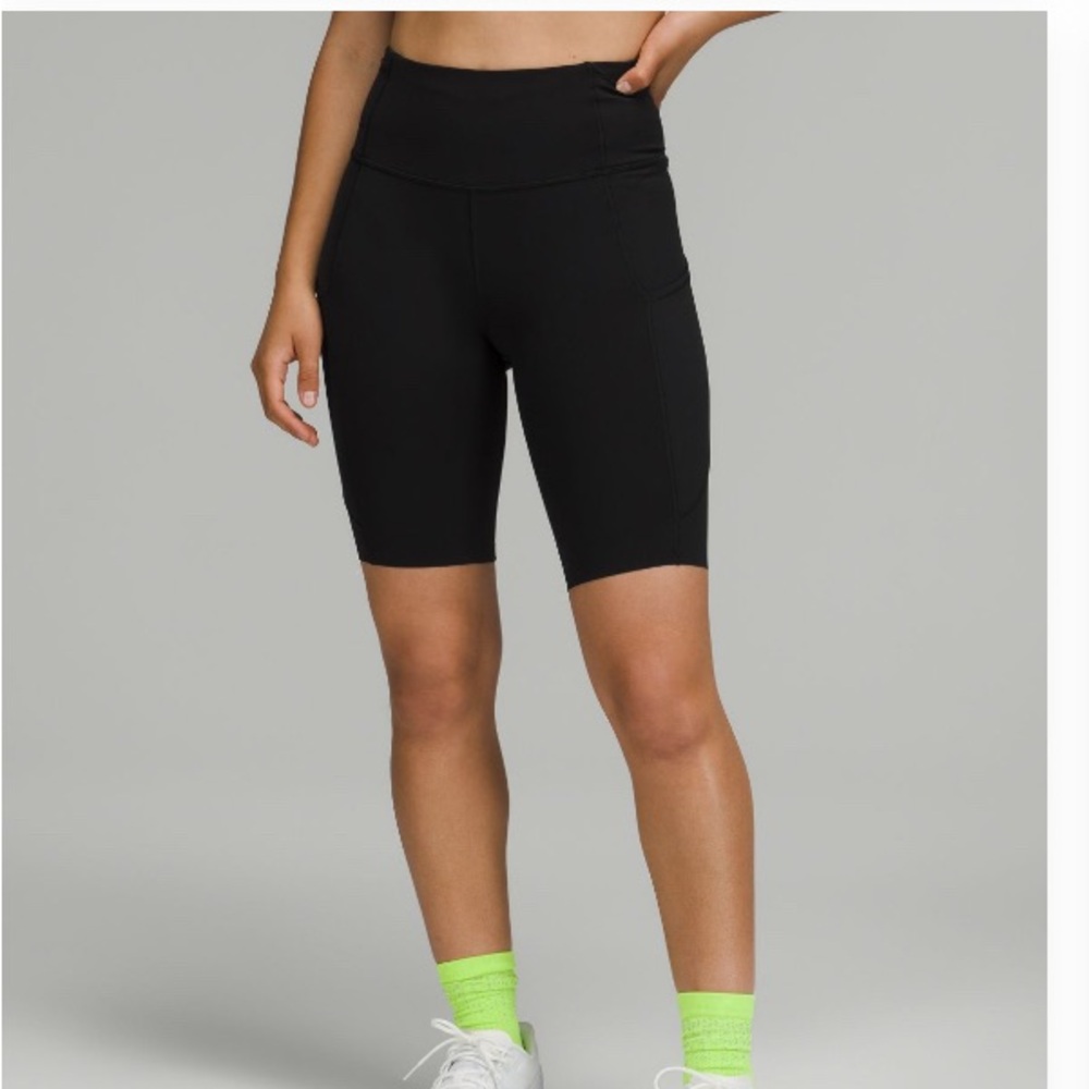 lululemon athletica Black Bike Shorts
